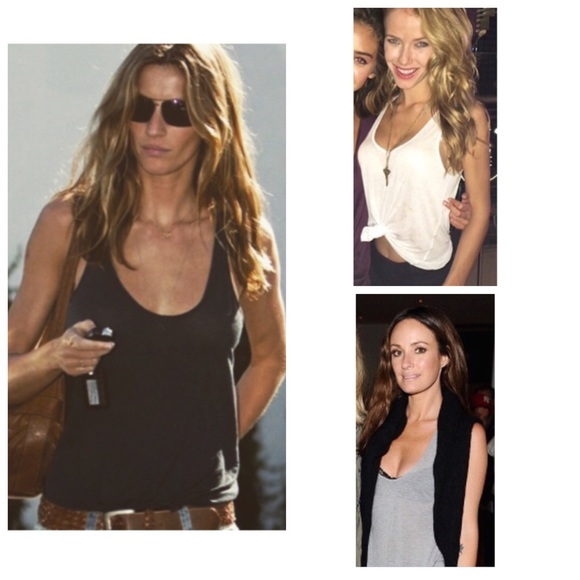 State & Manor Charcoal Sheer Tank - Picture 4 of 4